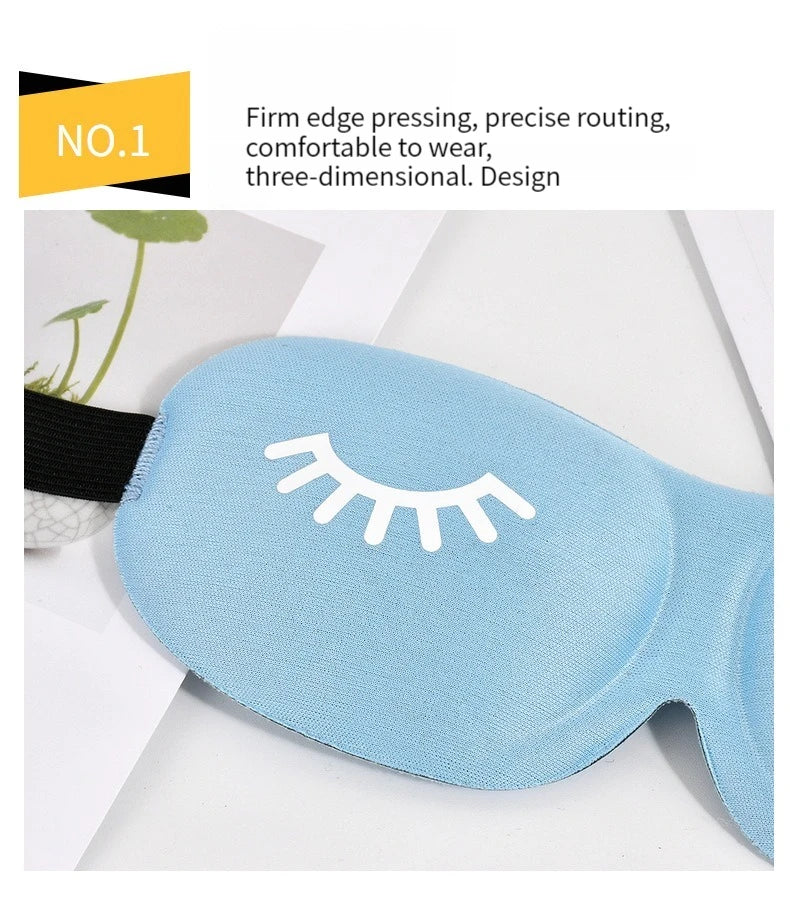 3d Sleep Mask Beauty Eyelash Sleeping Eye Mask