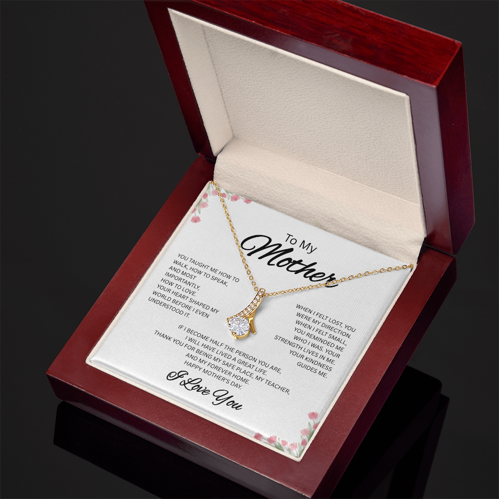 To My Mother Necklace Gift – Meaningful Jewelry for Mom from Son or Daughter