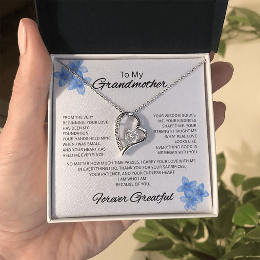 Forever Grateful – To My Grandmother Necklace
