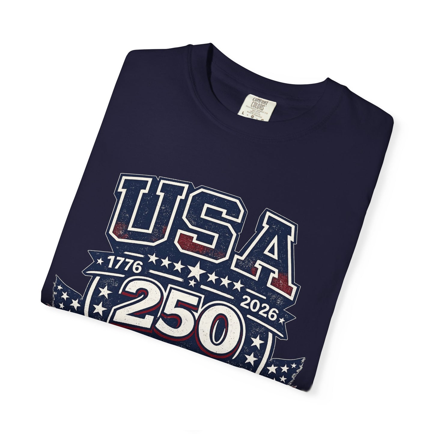 USA 250 Years of Freedom T-Shirt — 1776–2026 Patriotic Anniversary Tee