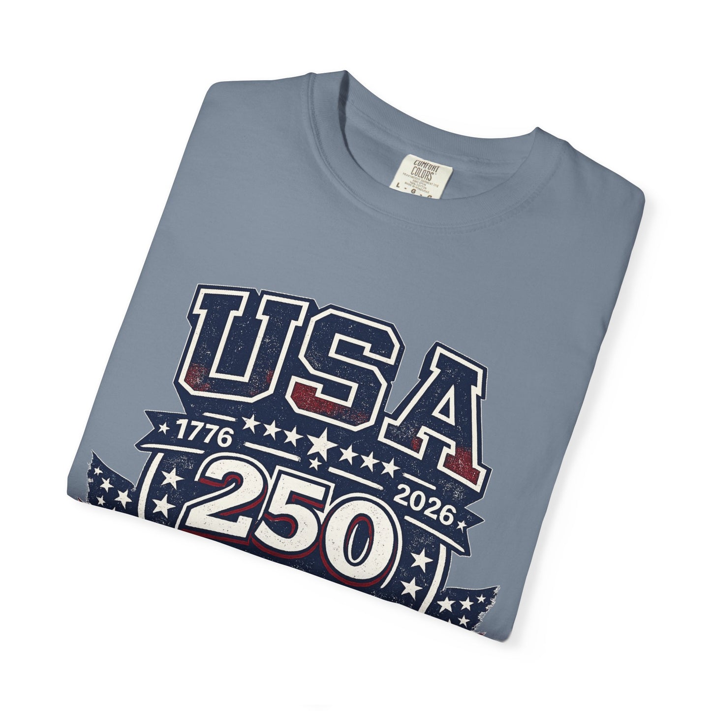 USA 250 Years of Freedom T-Shirt — 1776–2026 Patriotic Anniversary Tee
