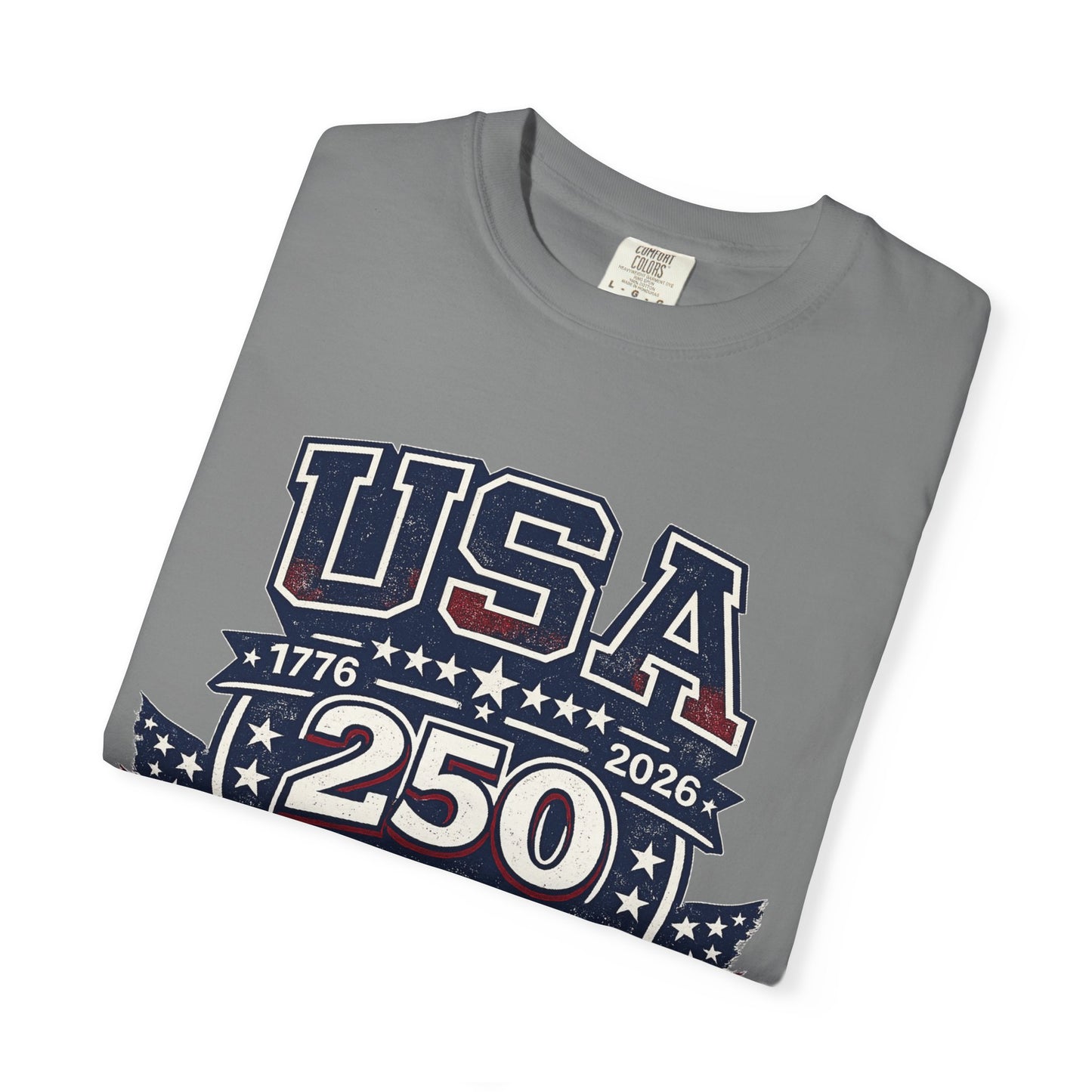 USA 250 Years of Freedom T-Shirt — 1776–2026 Patriotic Anniversary Tee