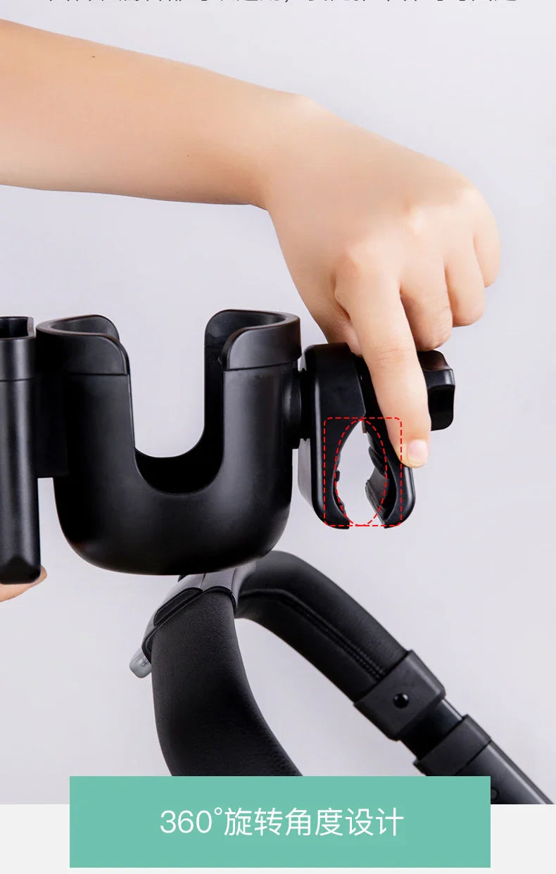 Baby stroller accessories baby bottles rack for baby cup holder