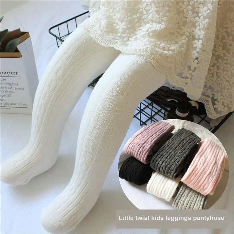 2024 Spring Knitted Baby Pantyhose For Girls