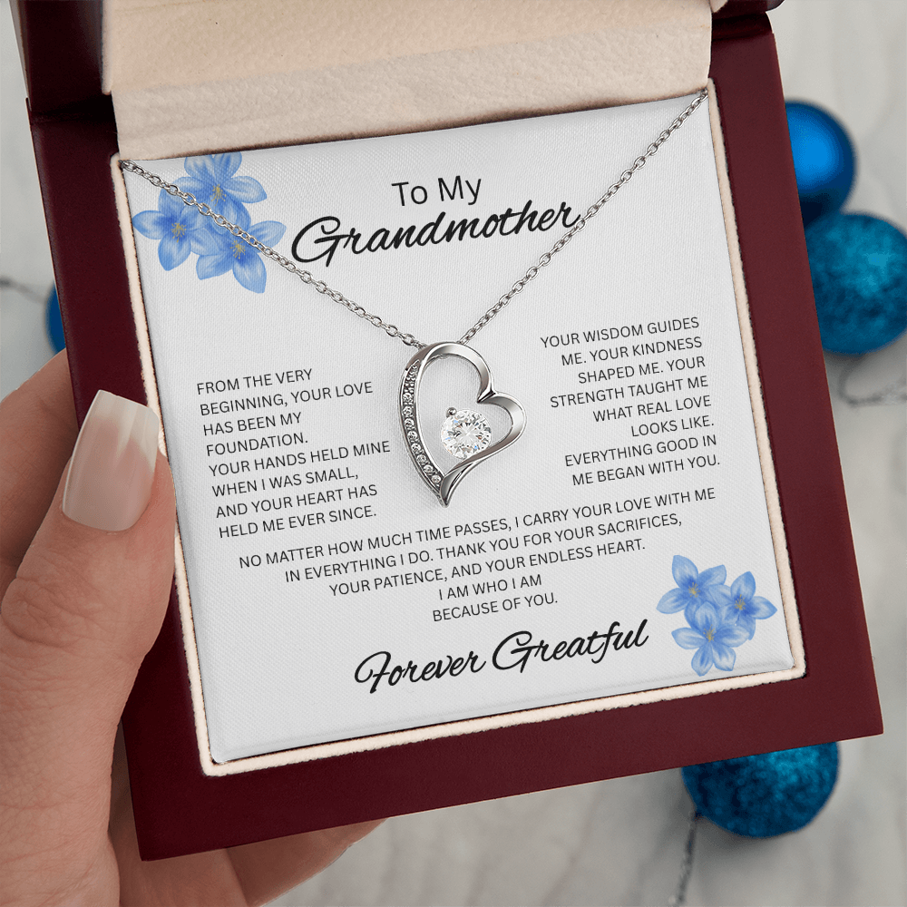 Forever Grateful – To My Grandmother Necklace