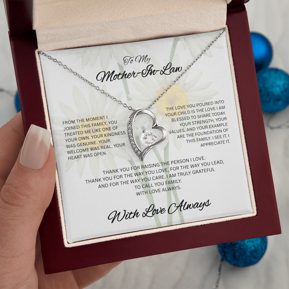 With Love and Gratitude – To My Mother-in-Law Necklace