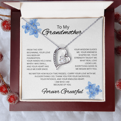 Forever Grateful – To My Grandmother Necklace
