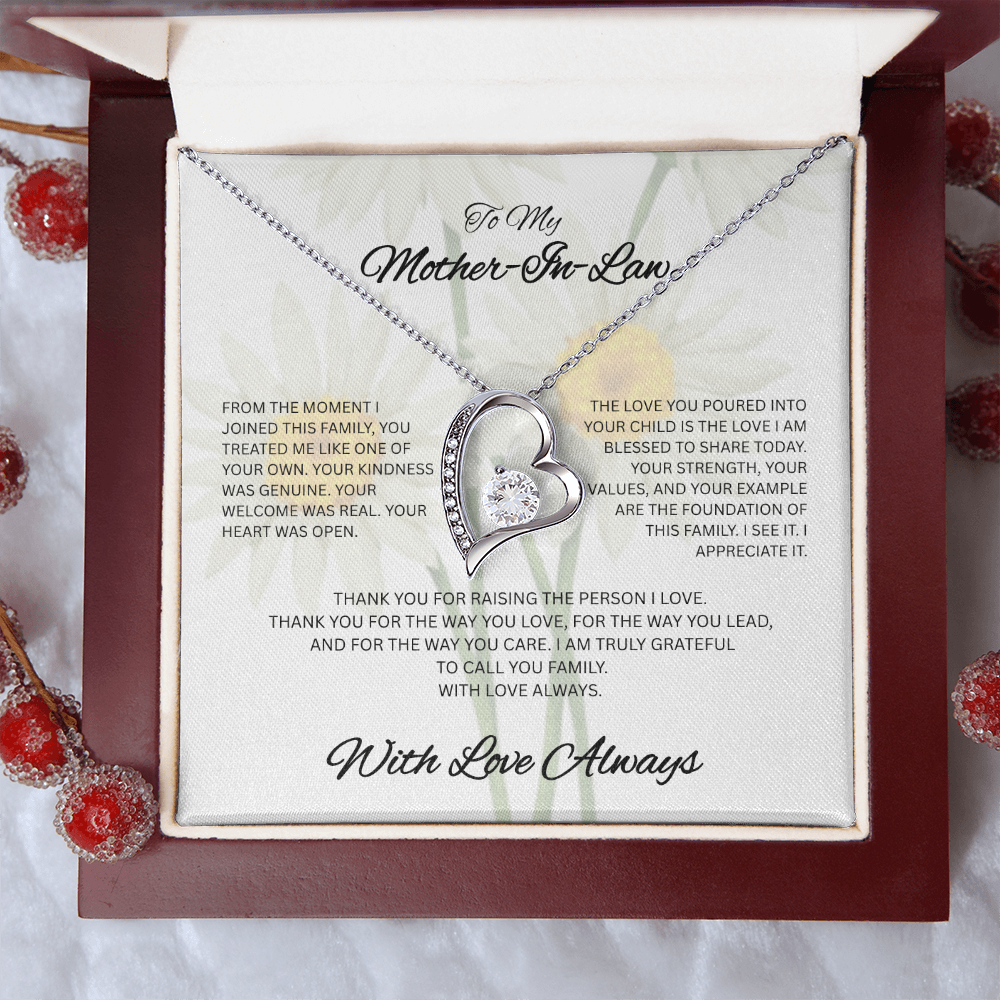 With Love and Gratitude – To My Mother-in-Law Necklace