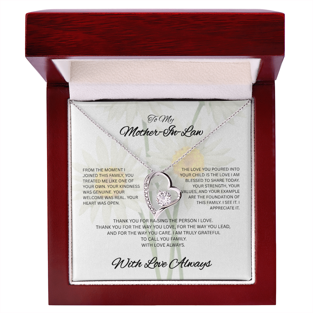 With Love and Gratitude – To My Mother-in-Law Necklace