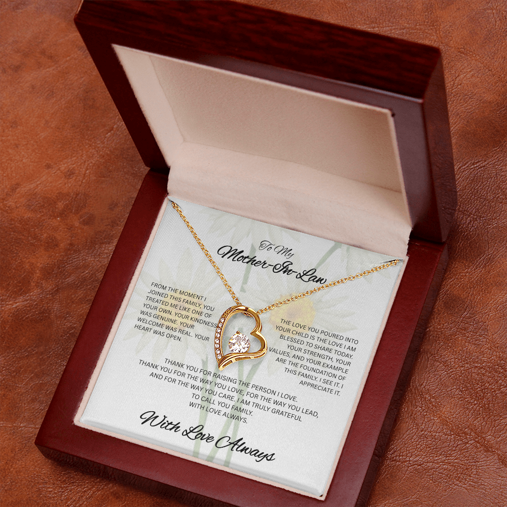 With Love and Gratitude – To My Mother-in-Law Necklace
