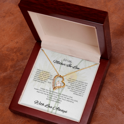 With Love and Gratitude – To My Mother-in-Law Necklace
