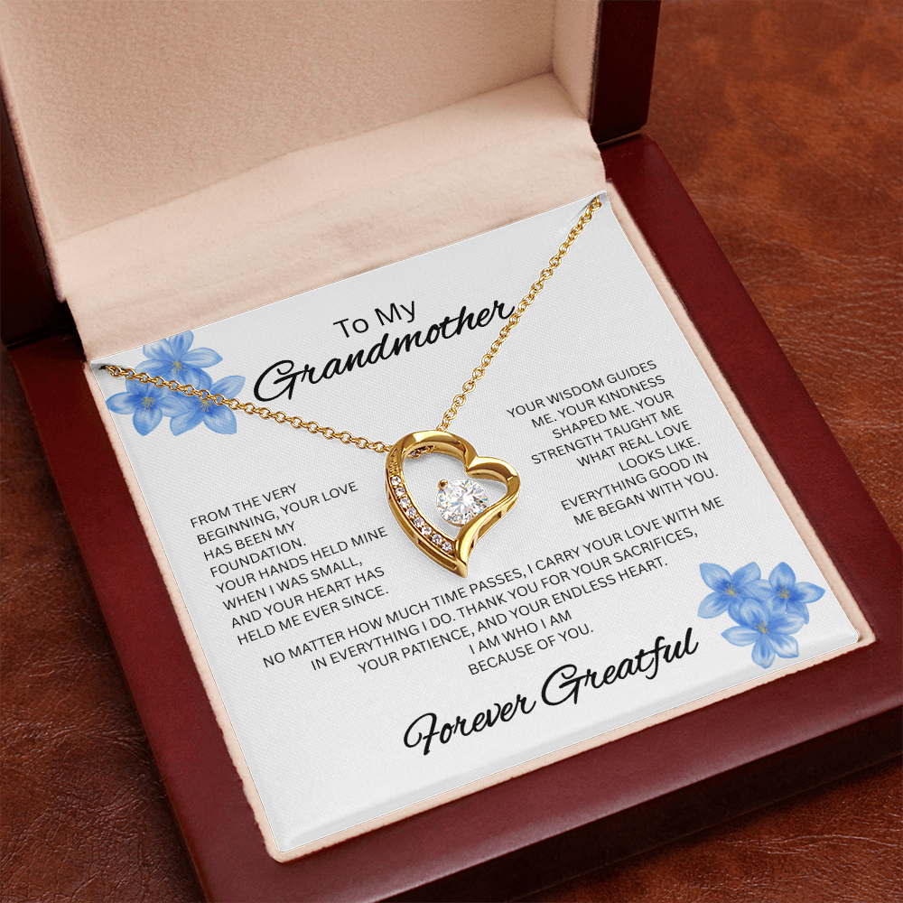 Forever Grateful – To My Grandmother Necklace