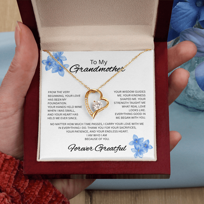 Forever Grateful – To My Grandmother Necklace