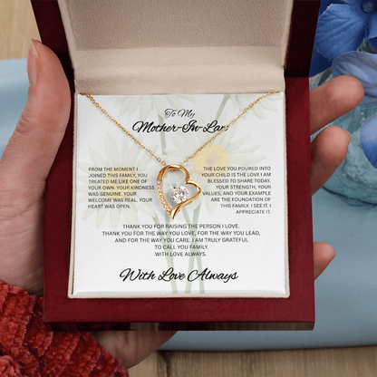 With Love and Gratitude – To My Mother-in-Law Necklace