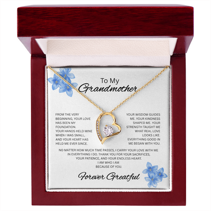 Forever Grateful – To My Grandmother Necklace