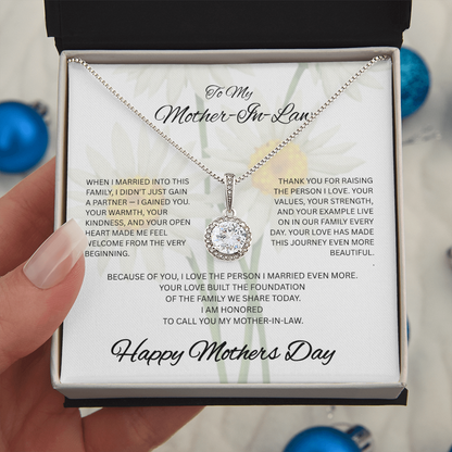To My Mother-in-Law – With Gratitude Always Necklace