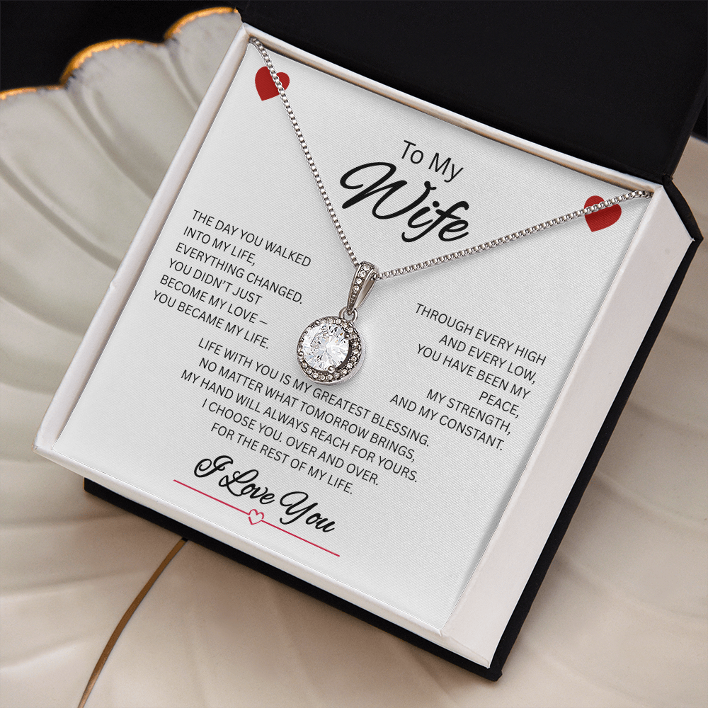 Forever Yours – To My Wife Necklace