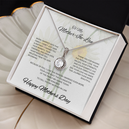 To My Mother-in-Law – With Gratitude Always Necklace