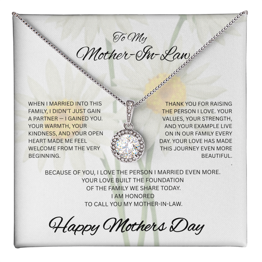 To My Mother-in-Law – With Gratitude Always Necklace