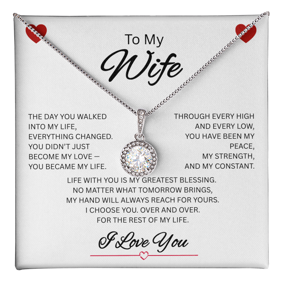 Forever Yours – To My Wife Necklace