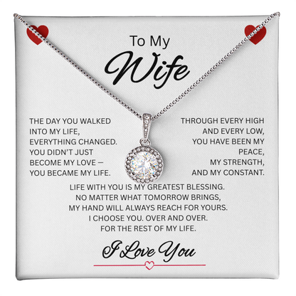 Forever Yours – To My Wife Necklace