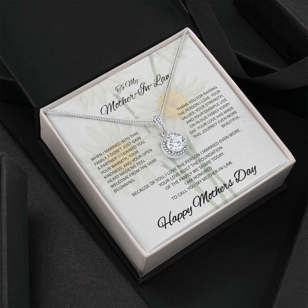 To My Mother-in-Law – With Gratitude Always Necklace