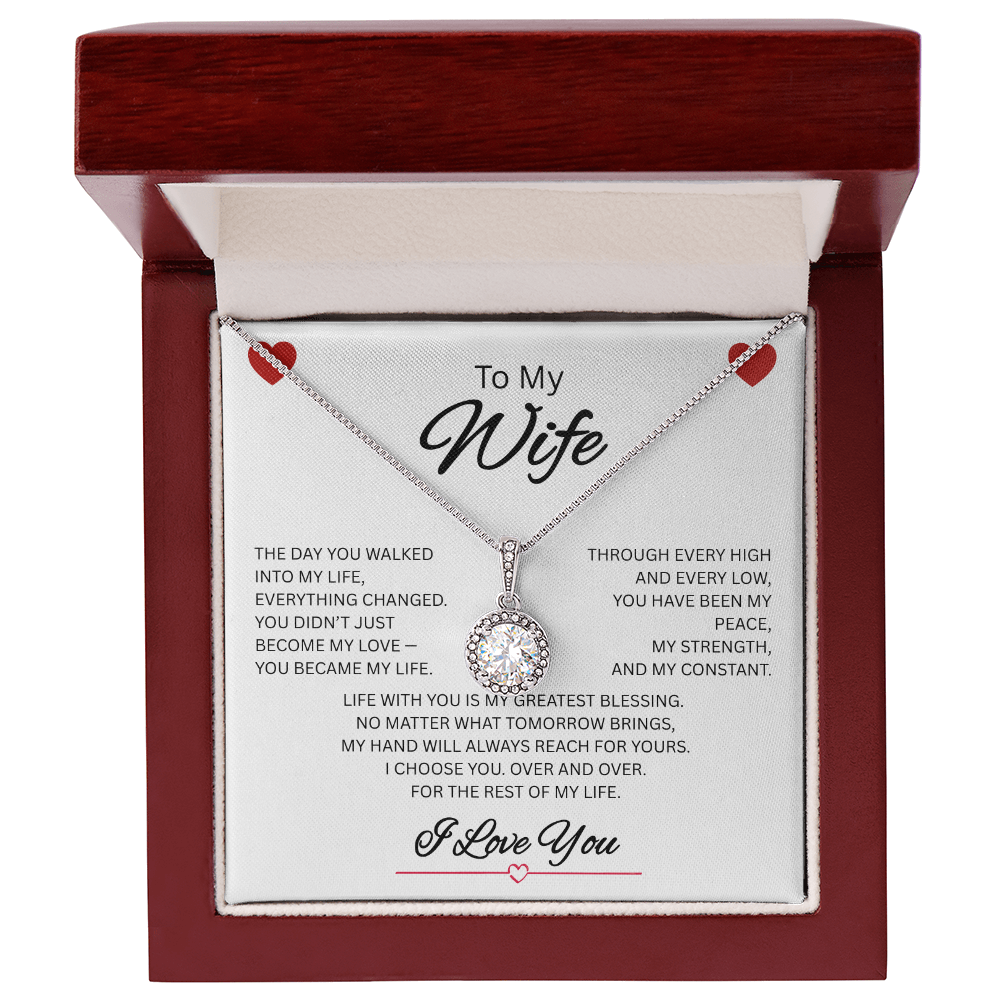 Forever Yours – To My Wife Necklace