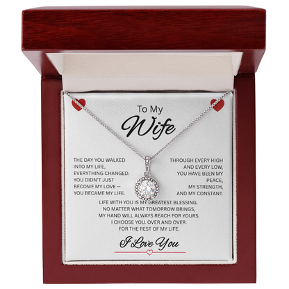 Forever Yours – To My Wife Necklace