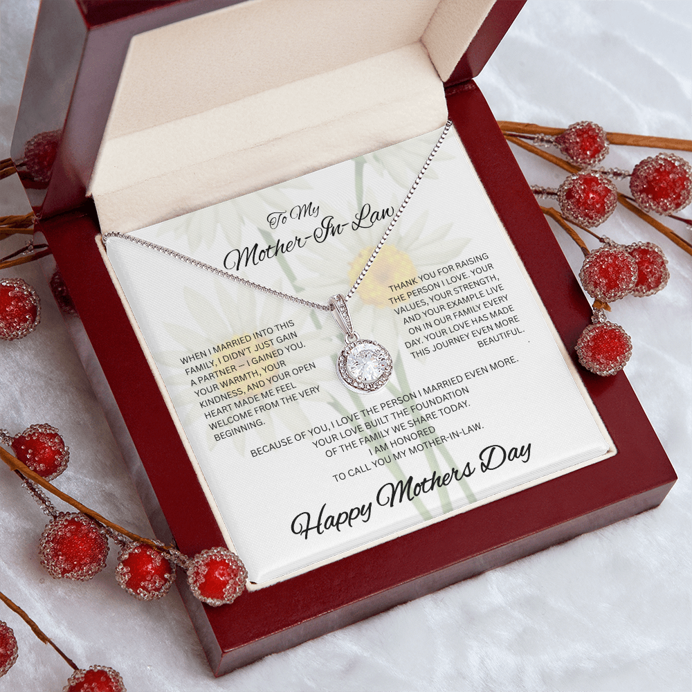 To My Mother-in-Law – With Gratitude Always Necklace
