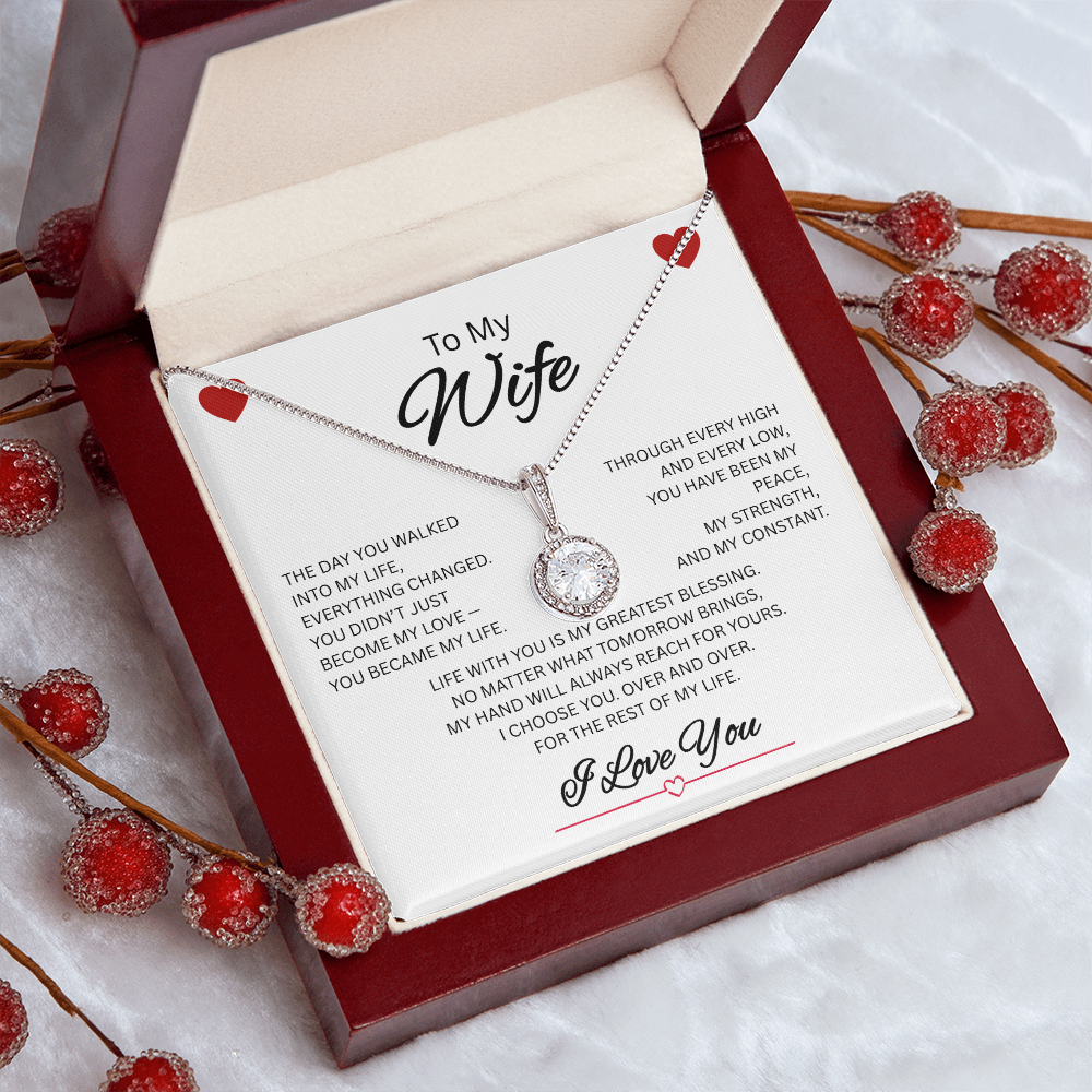 Forever Yours – To My Wife Necklace
