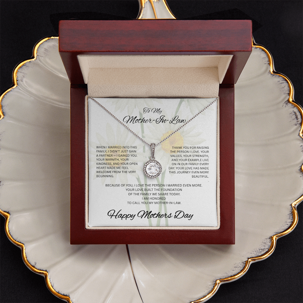 To My Mother-in-Law – With Gratitude Always Necklace