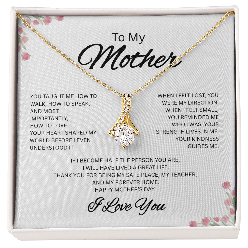 To My Mother Necklace Gift – Meaningful Jewelry for Mom from Son or Daughter
