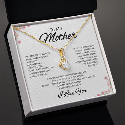 To My Mother Necklace Gift – Meaningful Jewelry for Mom from Son or Daughter