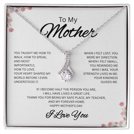 To My Mother Necklace Gift – Meaningful Jewelry for Mom from Son or Daughter