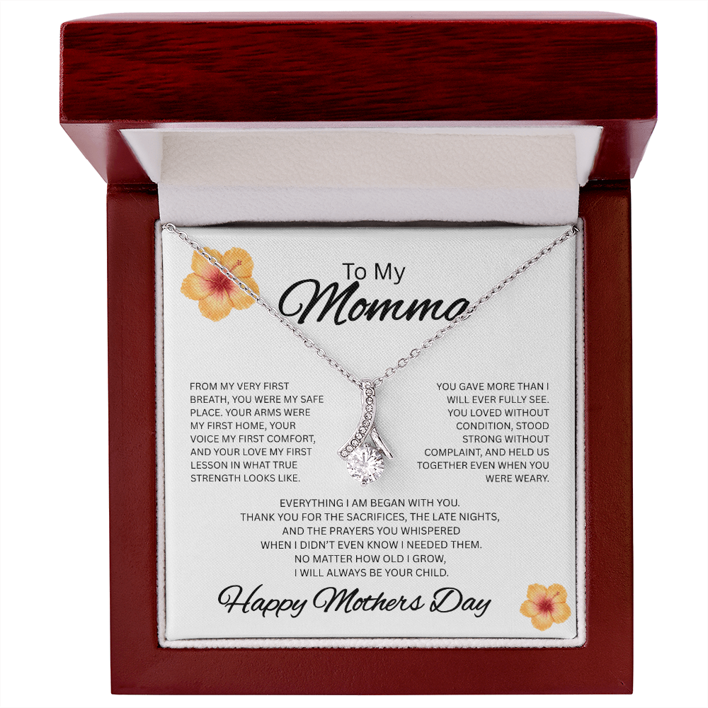 To My Momma Necklace – Meaningful Mother's Day Gift for Mom