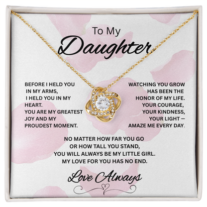 Forever My Little Girl – To My Daughter Necklace