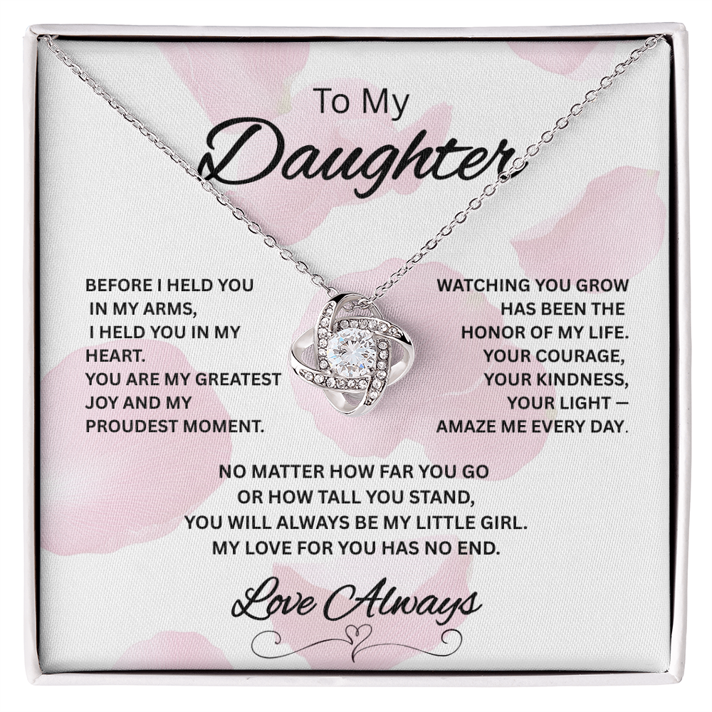 Forever My Little Girl – To My Daughter Necklace