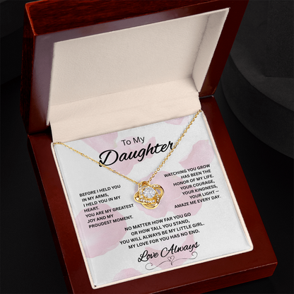 Forever My Little Girl – To My Daughter Necklace