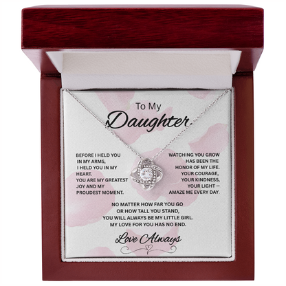 Forever My Little Girl – To My Daughter Necklace