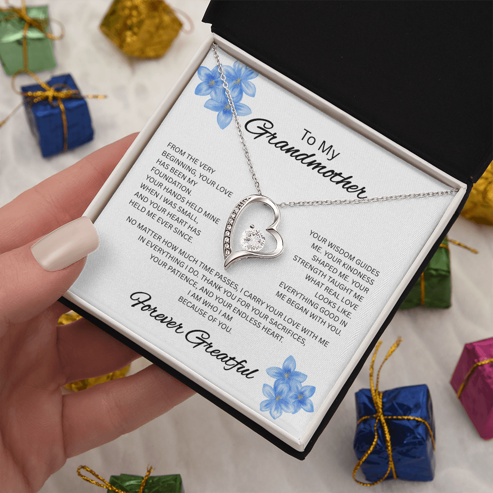 Forever Grateful – To My Grandmother Necklace