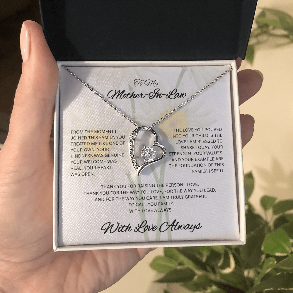 With Love and Gratitude – To My Mother-in-Law Necklace