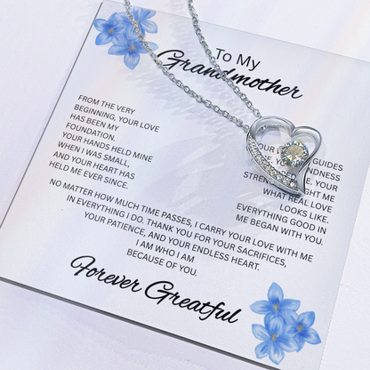 Forever Grateful – To My Grandmother Necklace