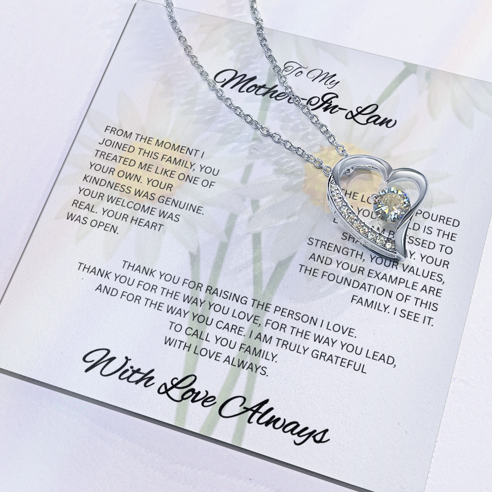 With Love and Gratitude – To My Mother-in-Law Necklace