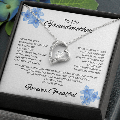 Forever Grateful – To My Grandmother Necklace
