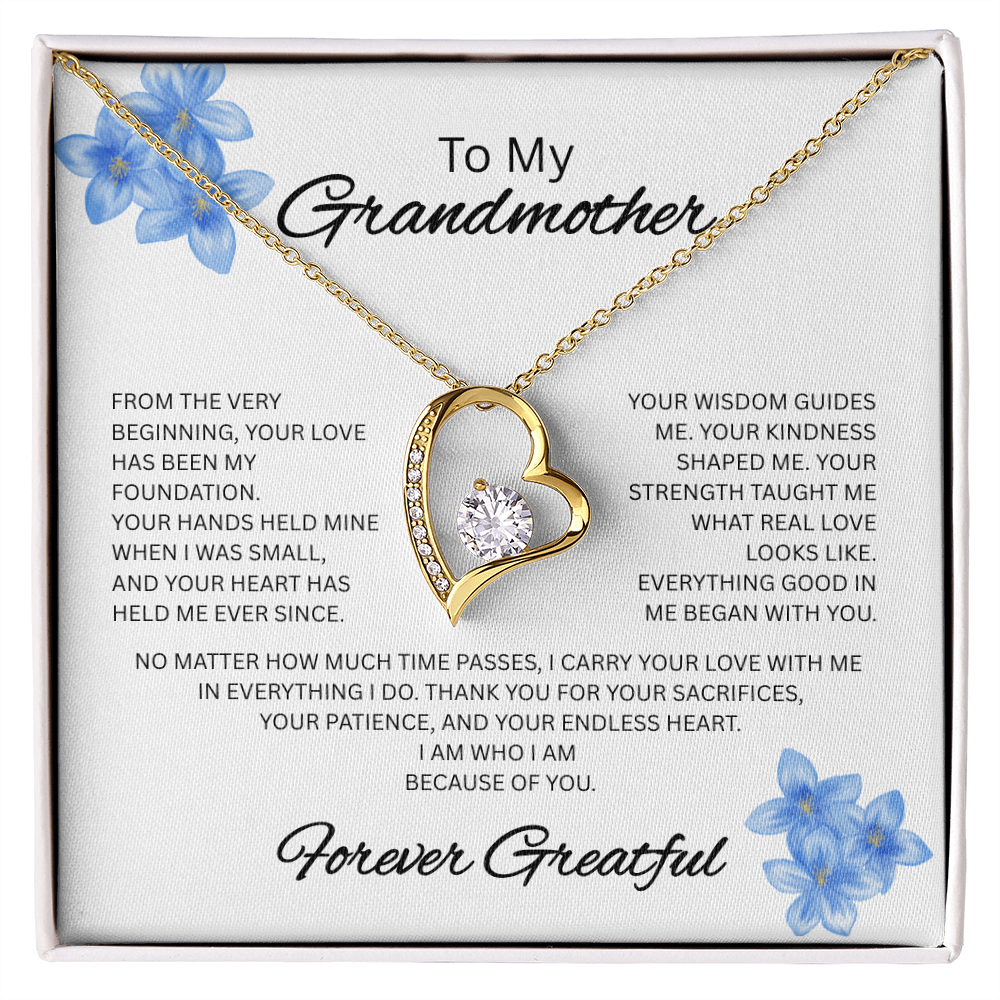 Forever Grateful – To My Grandmother Necklace