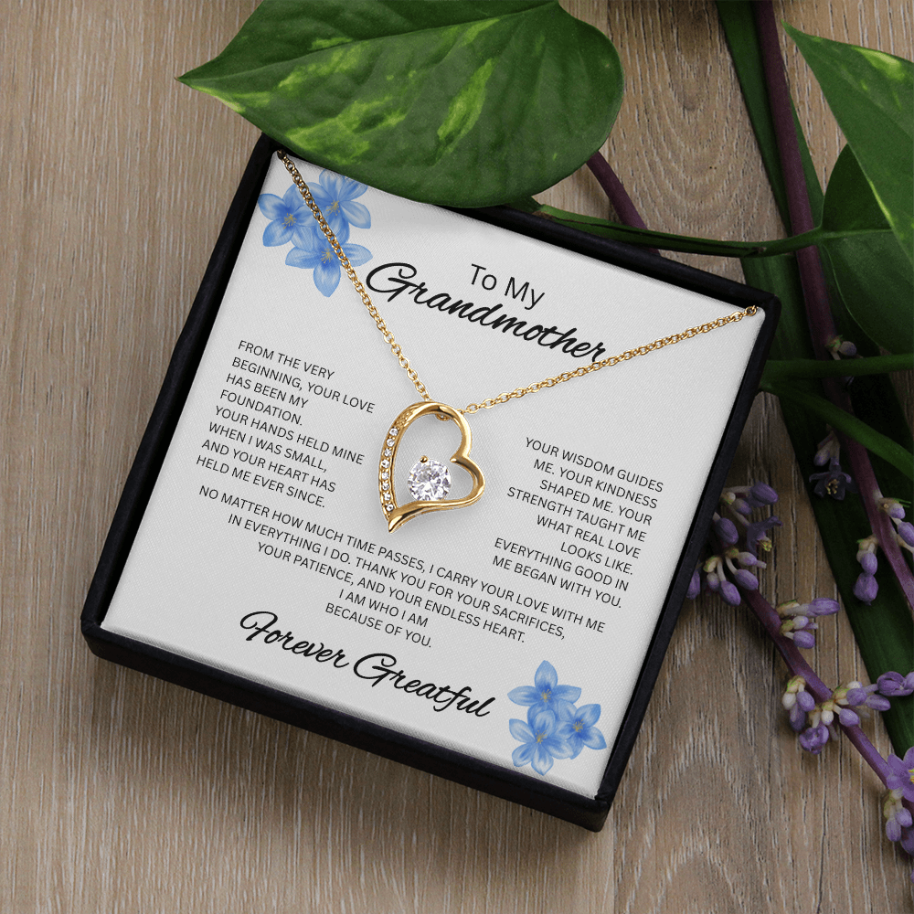 Forever Grateful – To My Grandmother Necklace