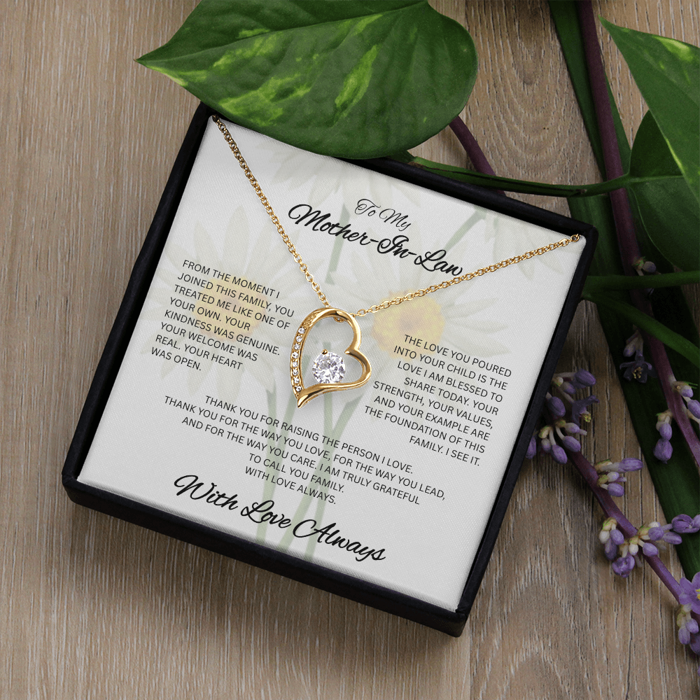 With Love and Gratitude – To My Mother-in-Law Necklace