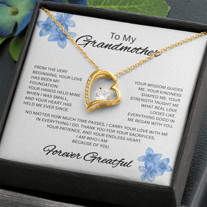 Forever Grateful – To My Grandmother Necklace